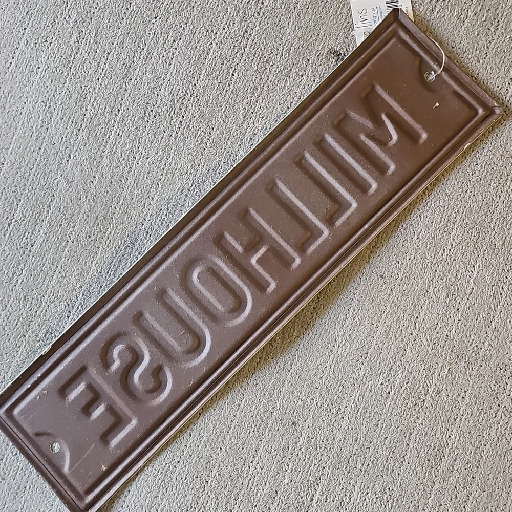 Collins Fresh + Original Milhouse Metal Wall Plaque